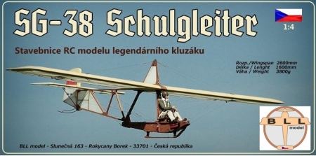 SG-38 Schulgeiter klasik - bez gondoly stavebnice na zak�zku,term�n dod�n� 14.dn�