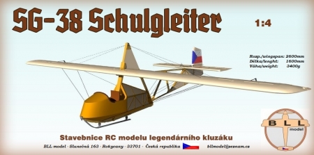SG-38 Schulgleiter /�K-38 Kom�r  Stavebnice na zak�zku,term�n dod�n� 14.dn�